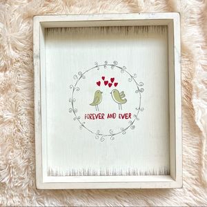 Lovebirds Forever and Ever Wall Decor